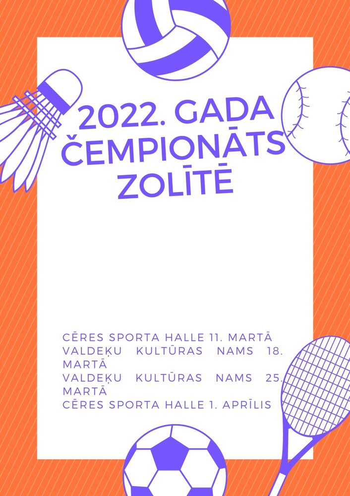 Kandavas pilsētas un pagastu apvienības 2022. gada čempionāts ZOLĪTĒ