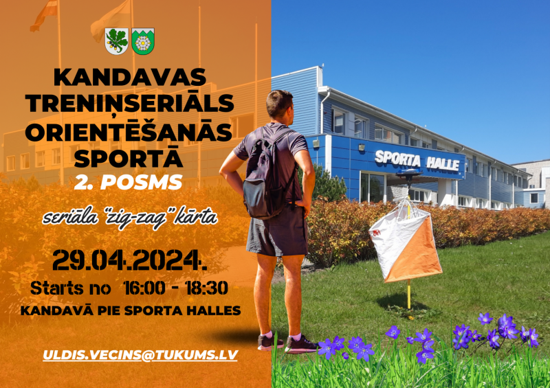 Kandavas treniņseriāls orientēšanās sportā 2.posms