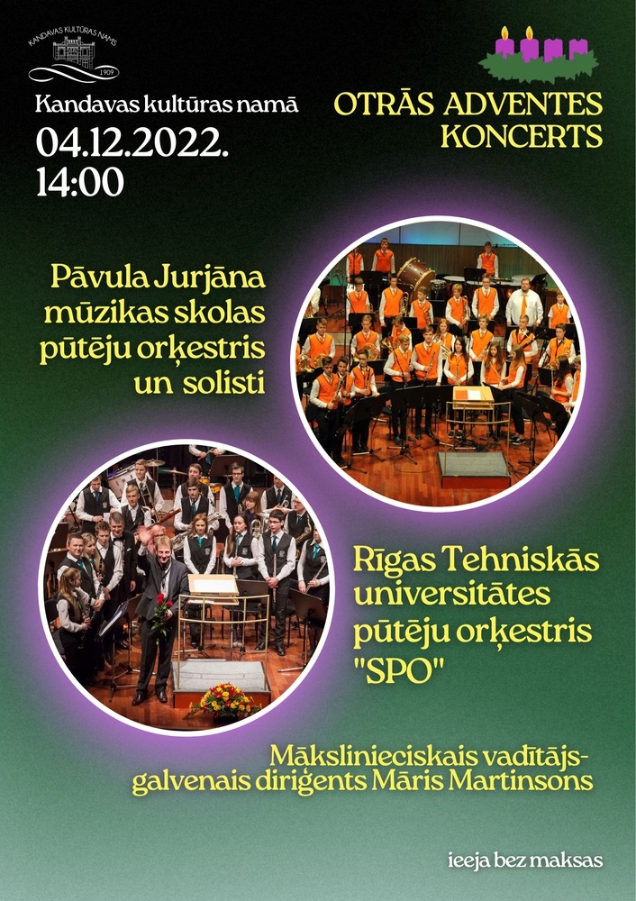 Otrās adventes koncerts Kandavā