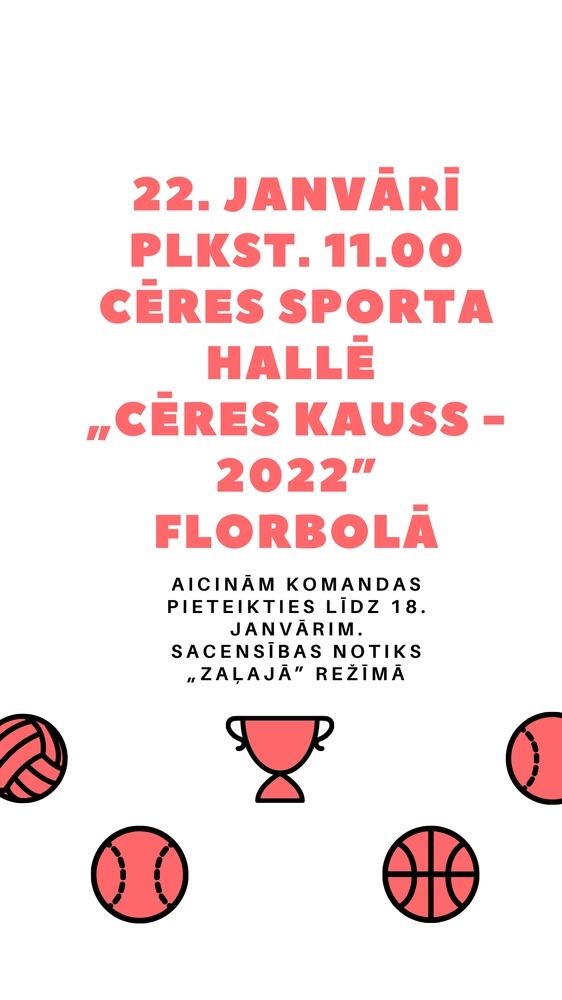 „Cēres kauss - 2022” florbolā