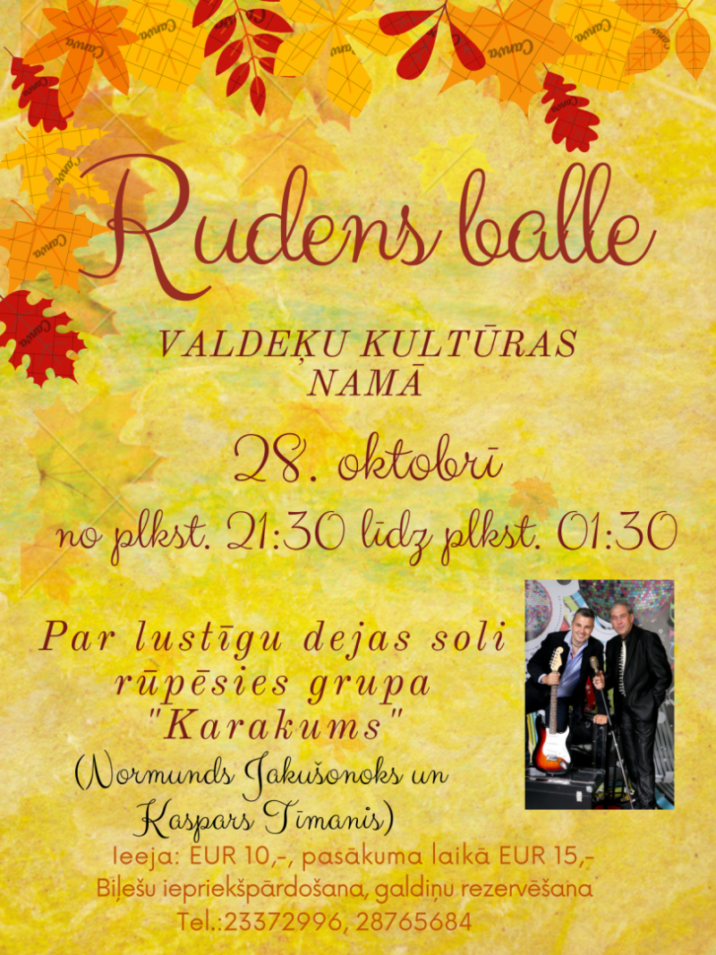 Rudens balle kopā ar grupu "KARAKUMS"