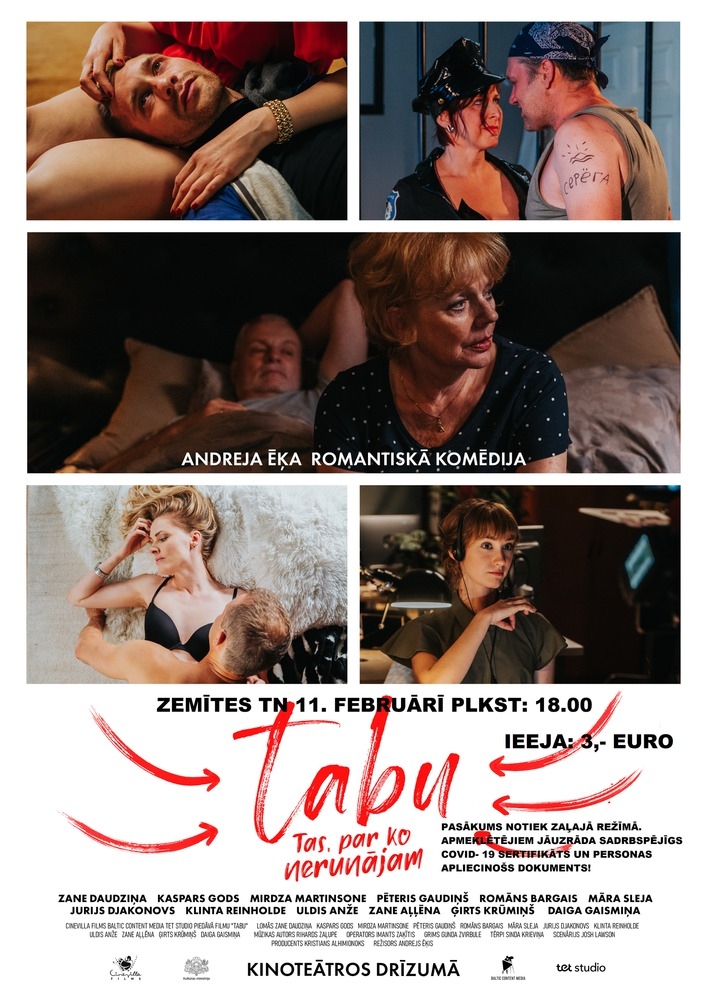 Filma "Tabu" - tas par ko nerunājam