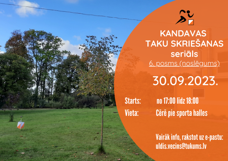 Kandavas taku skriešanas seriāla 6. posms (noslēgums)