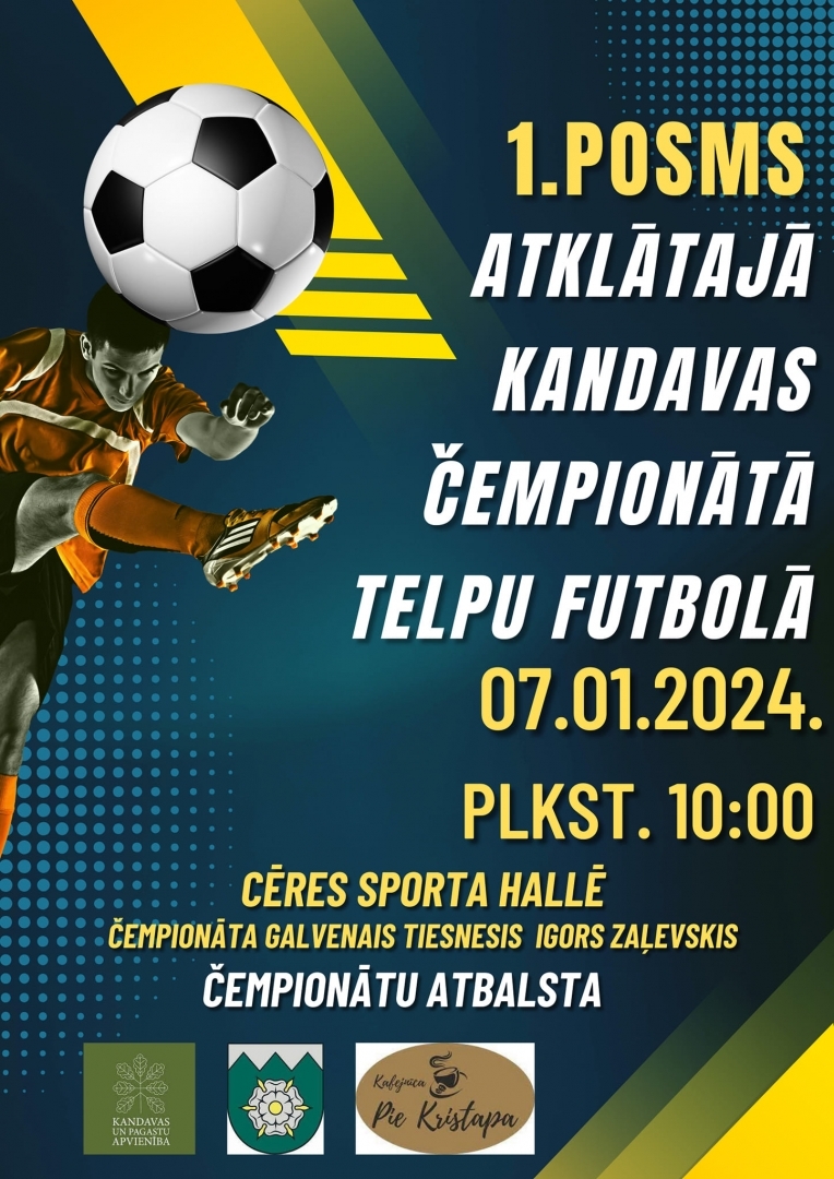 Atklātais Kandavas čempionāts telpu futbolā, 1.posms