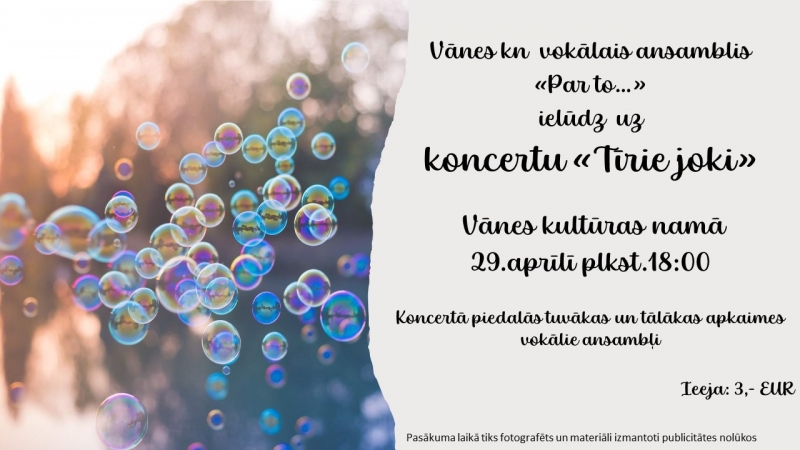 Koncerts "Tīrie joki"