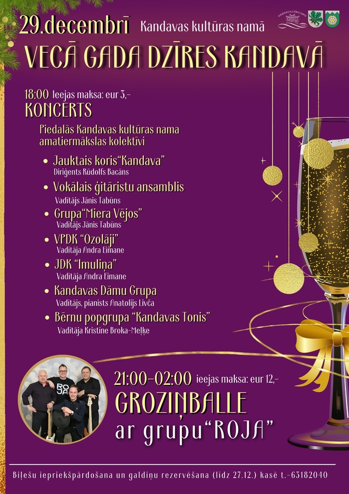 Vecā gada dzīres Kandavā