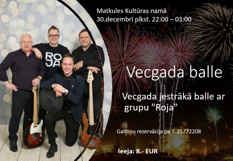 Vecgada jestrākā balle ar grupu "Roja"
