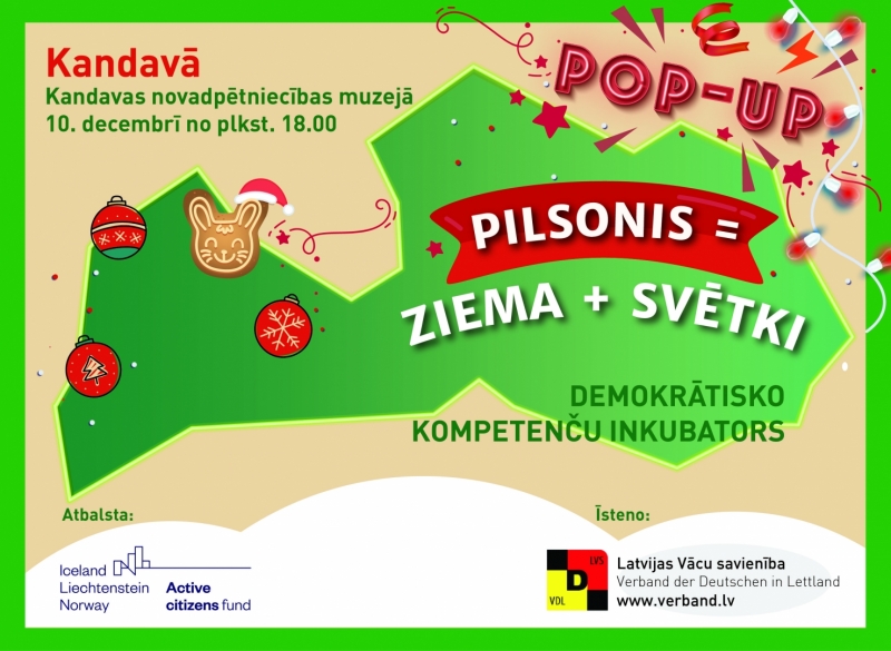 Pasākums "Pilsonis = Ziema + Svētki"