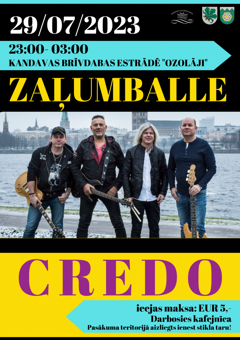 Zaļumballe ar grupu "CREDO"