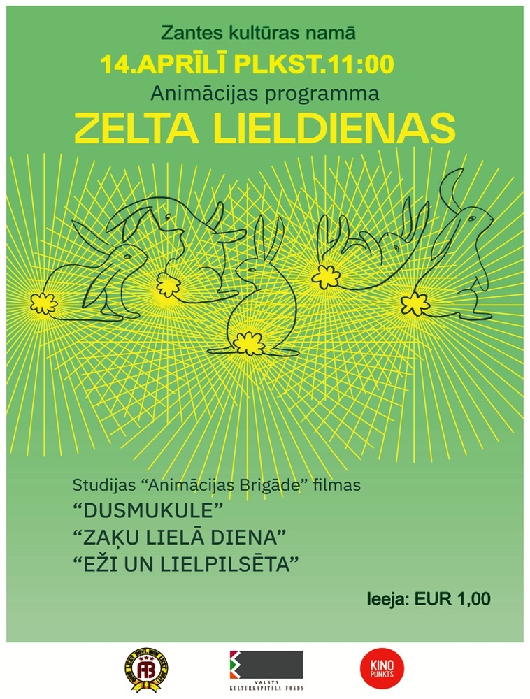 Animācijas programma "Zelta Lieldienas"