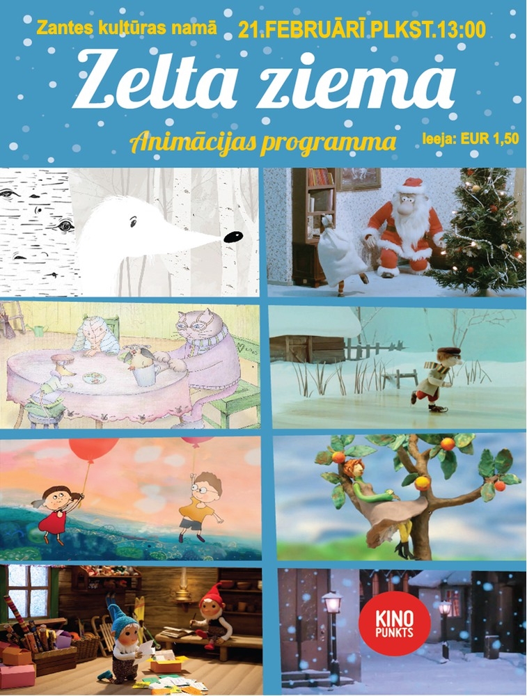 Animācijas filmu programma "Zelta ziema"