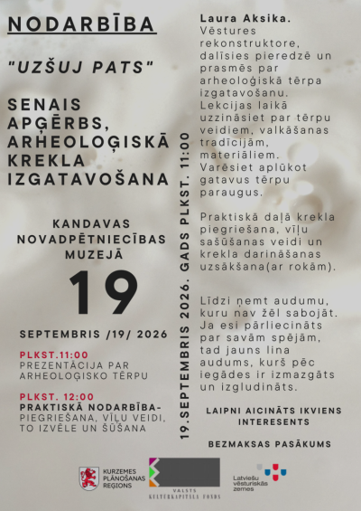 Nodarbība Uzšuj pats