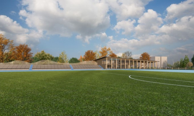 Engures stadiona pārbūves projekta vizualizācija