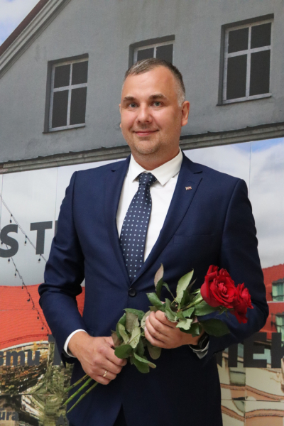 Slampes pagasta pārvaldes vadītājs Mārtiņš Latvis