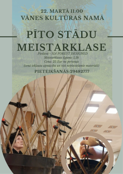 Pīto stādu meistarklase