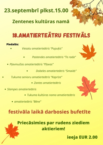Pasākuma afiša