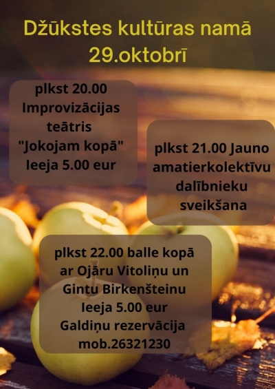 Pasākuma afiša
