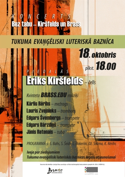 Koncerts “Bez tabu – Kiršfelds un Brass”