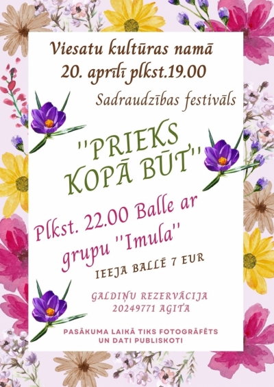 Pasākuma afiša