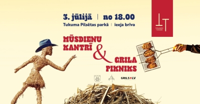 Mūsdienu kantrī un grila pikniks