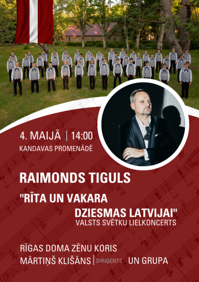 Raimonds Tiguls "Rīta un vakara dziesmas Latvijai"