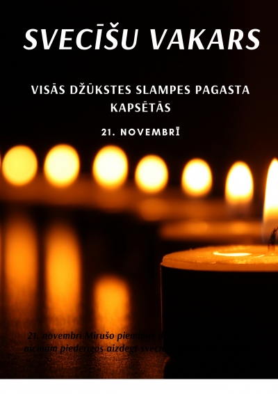 Svecīšu vakars Slampē un Džūkstē