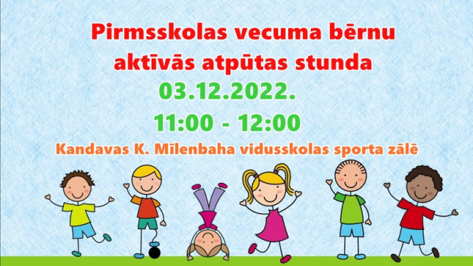 Pirmsskolas vecuma bērnu aktīvās atpūtas stunda