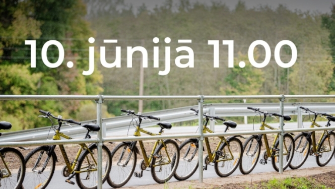 Aicinām uz gājēju un velosipēdistu celiņa no Tukuma uz Milzkalni atklāšanu 10. jūnijā plkst. 11.00