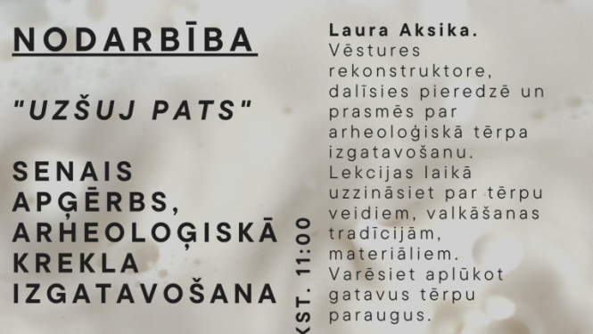 Nodarbība Uzšuj pats