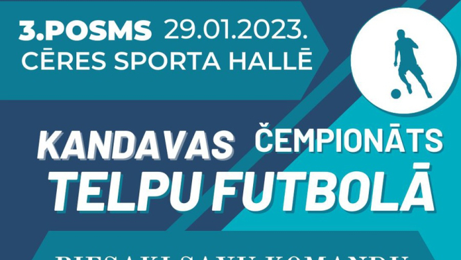Kandavas čempionāts telpu futbolā 3. posms