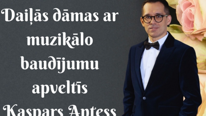 Sieviešu dienas koncerts ar dziedātāju Kasparu Antesu