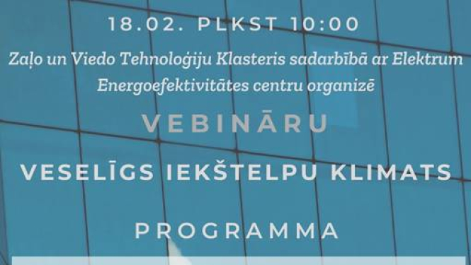 Vebinārs "Veselīgs iekštelpu klimats"