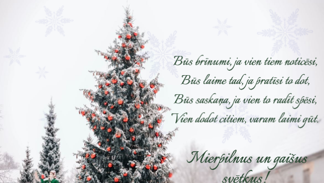 Skaistus svētkus!