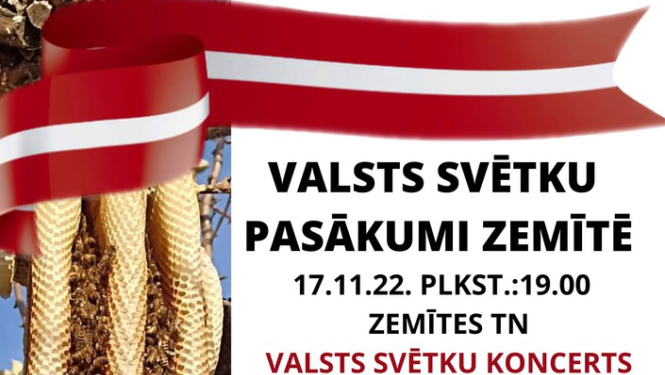 Valsts svētku pasākumi Zemītes pagastā