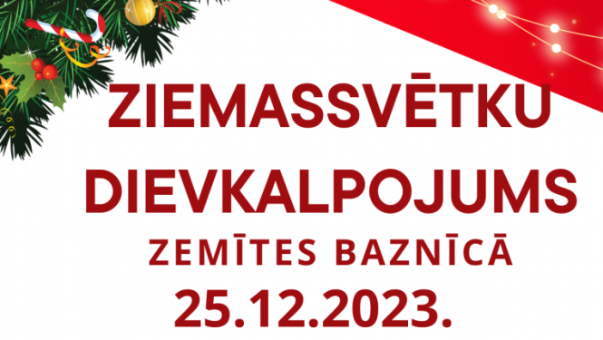 Ziemassvētku dievkalpojums Zemītē