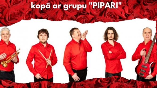 Valentīndienas balle kopā ar grupu “Pipari”