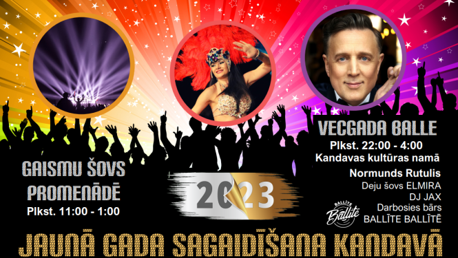 Sagaidi Jauno 2023. gadu Kandavā!