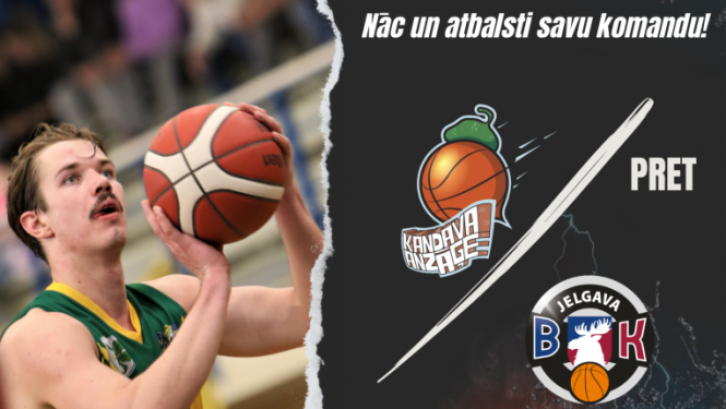 Ramirent Nacionālās basketbola līgas spēle: Kandava/Anzāģe - BK Jelgava