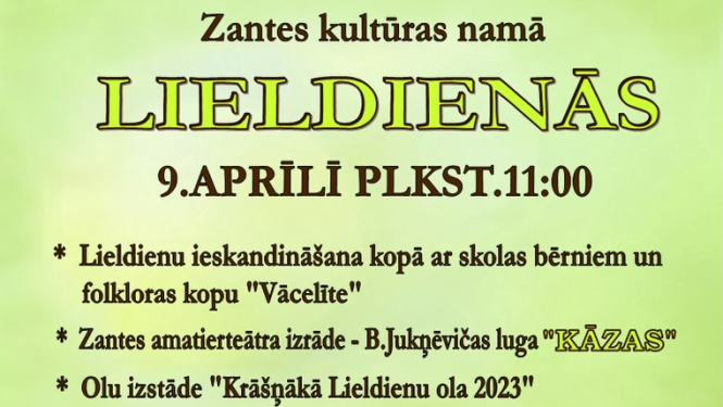 Lieldienas Zantē