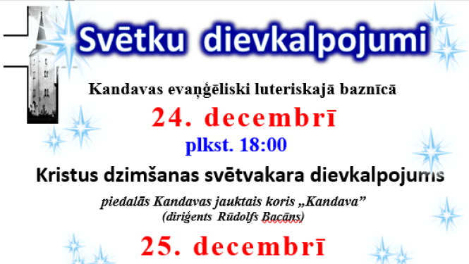 Kristus dzimšanas svētvakara dievkalpojums 24.12.2023 18:00