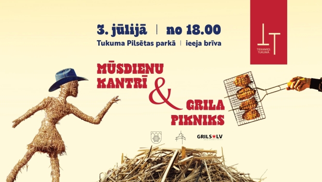 Mūsdienu kantrī un grila pikniks