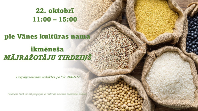 Mājražotāju tirdziņš Vānē