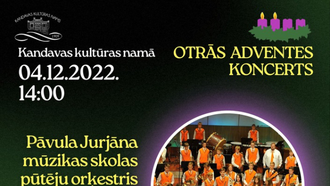 Otrās adventes koncerts Kandavā