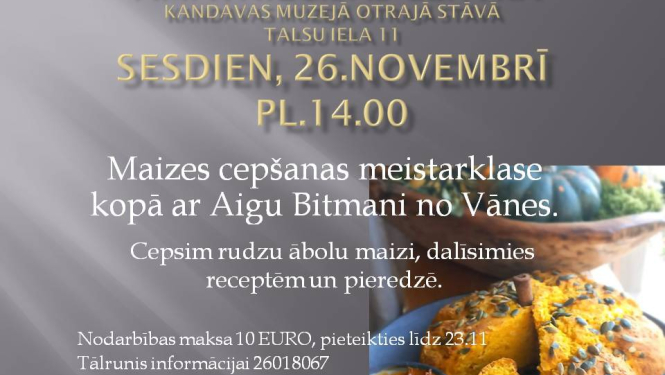 Maizes meistarklase