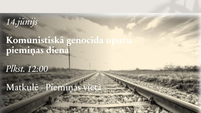 Komunistiskā genocīda upuru piemiņas brīdis Matkulē
