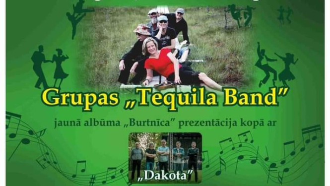 Grupas "Tequila Band" jaunā albūma "Burtnīca" prezentācija