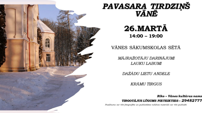Pavasara tirdziņš Vānē