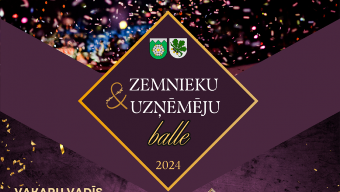 Zemnieku un uzņēmēju balle Valdeķos: svinības un balvu pasniegšana