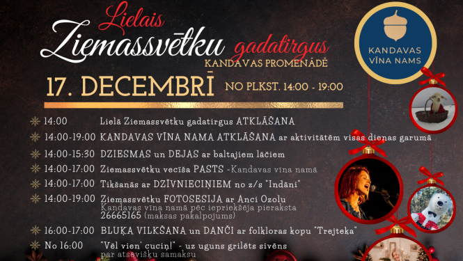 Lielais Ziemassvētku gadatirgus Kandavā