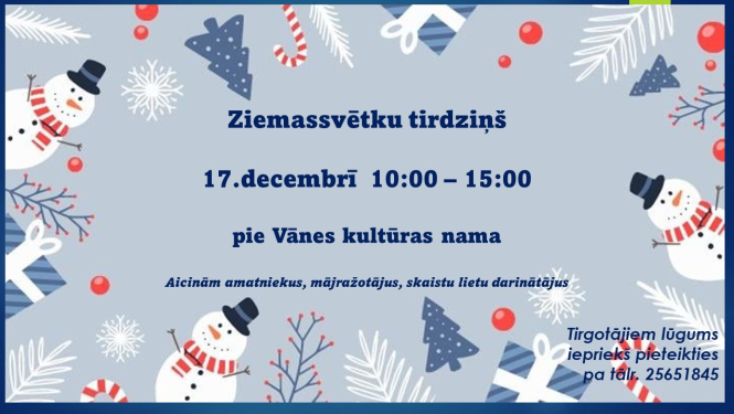 Ziemassvētku tirdziņš Vānē
